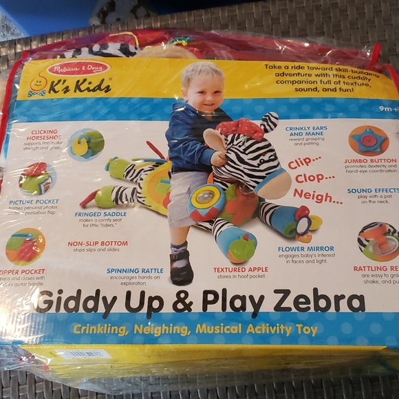 giddy up and play zebra